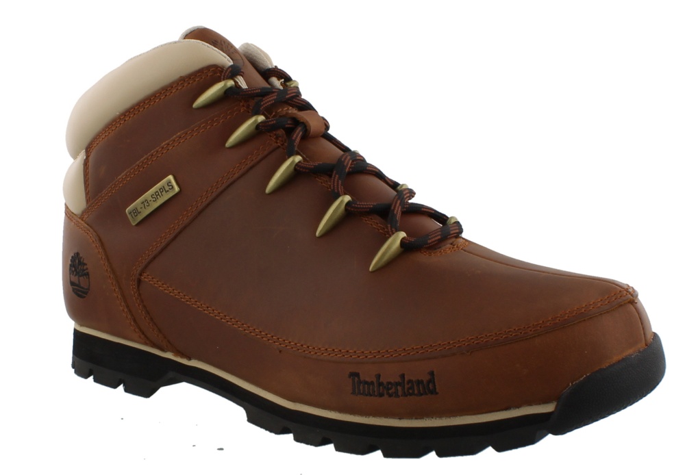Timberland Euro Sprint Mid Lace-Up Boot Brown 0A121K - Bigfootshoes